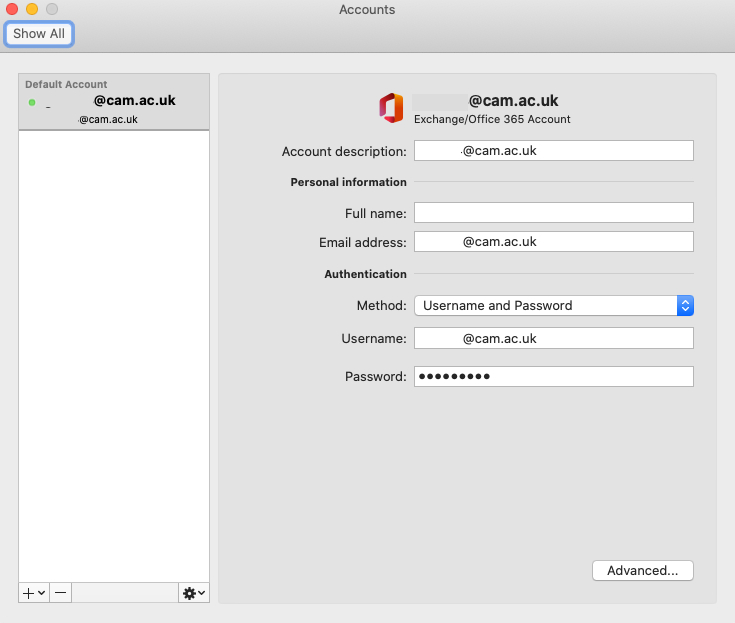 outlook add shared mailbox mac